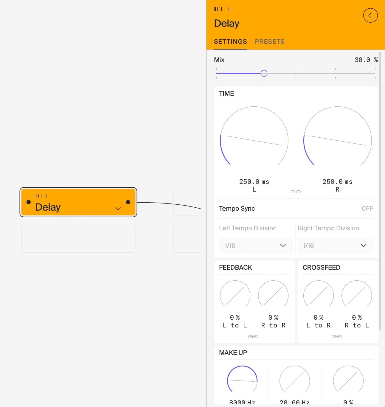 FFOSSO delay module